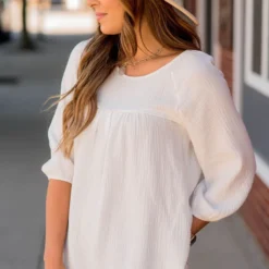 Gauze Blouse -Women's Clothing Store BB 5504 778936