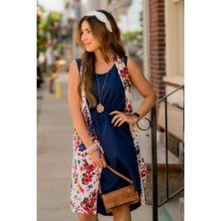 Tie String Belted Tank Midi Dress -Women's Clothing Store BB 5528 f7e620f1 b1f7 497d bc4f 15bbc494a761