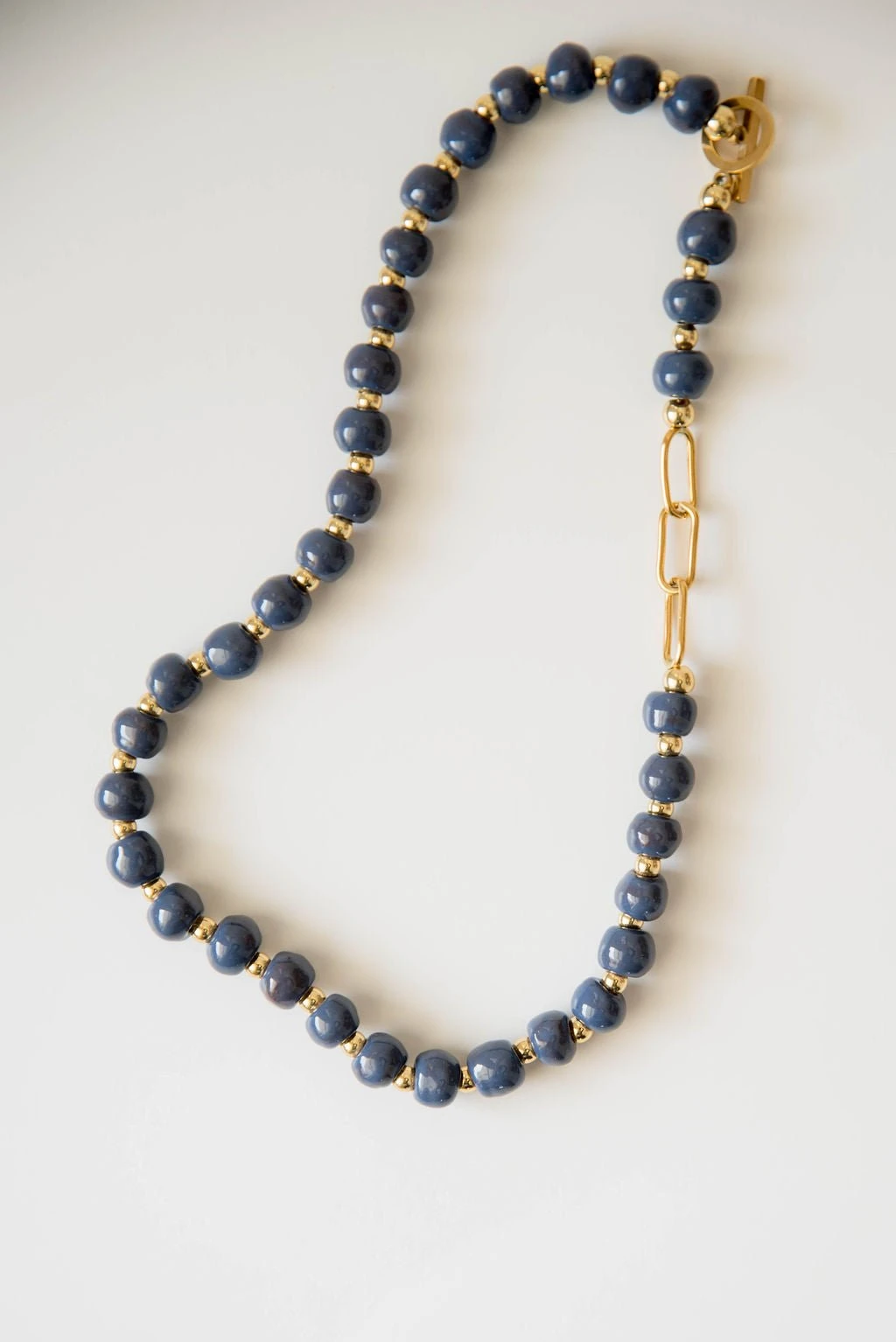 Bel Koz Single Strand Toggle Clay Necklace 5 Bel Koz Single Strand Toggle Clay Necklace - Image 5