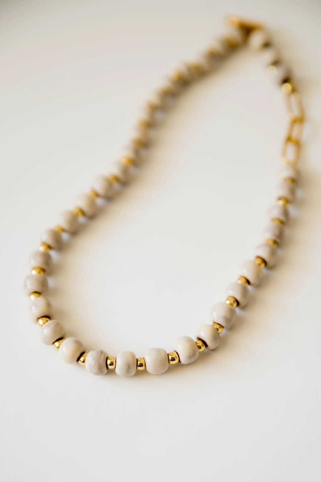 Bel Koz Single Strand Toggle Clay Necklace 10 Bel Koz Single Strand Toggle Clay Necklace - Image 10