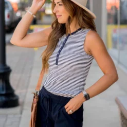 Ribbed Striped Button Accent Tank 35 Ribbed Striped Button Accent Tank -Women's Clothing Store BB 5555 949fe10e 2302 4a98 b561 a140a810ec3e