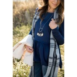 Peplum Long Sleeve Tee -Women's Clothing Store BB 5560 dfa1d726 48ec 4ef9 bc45 f4671724c3dd