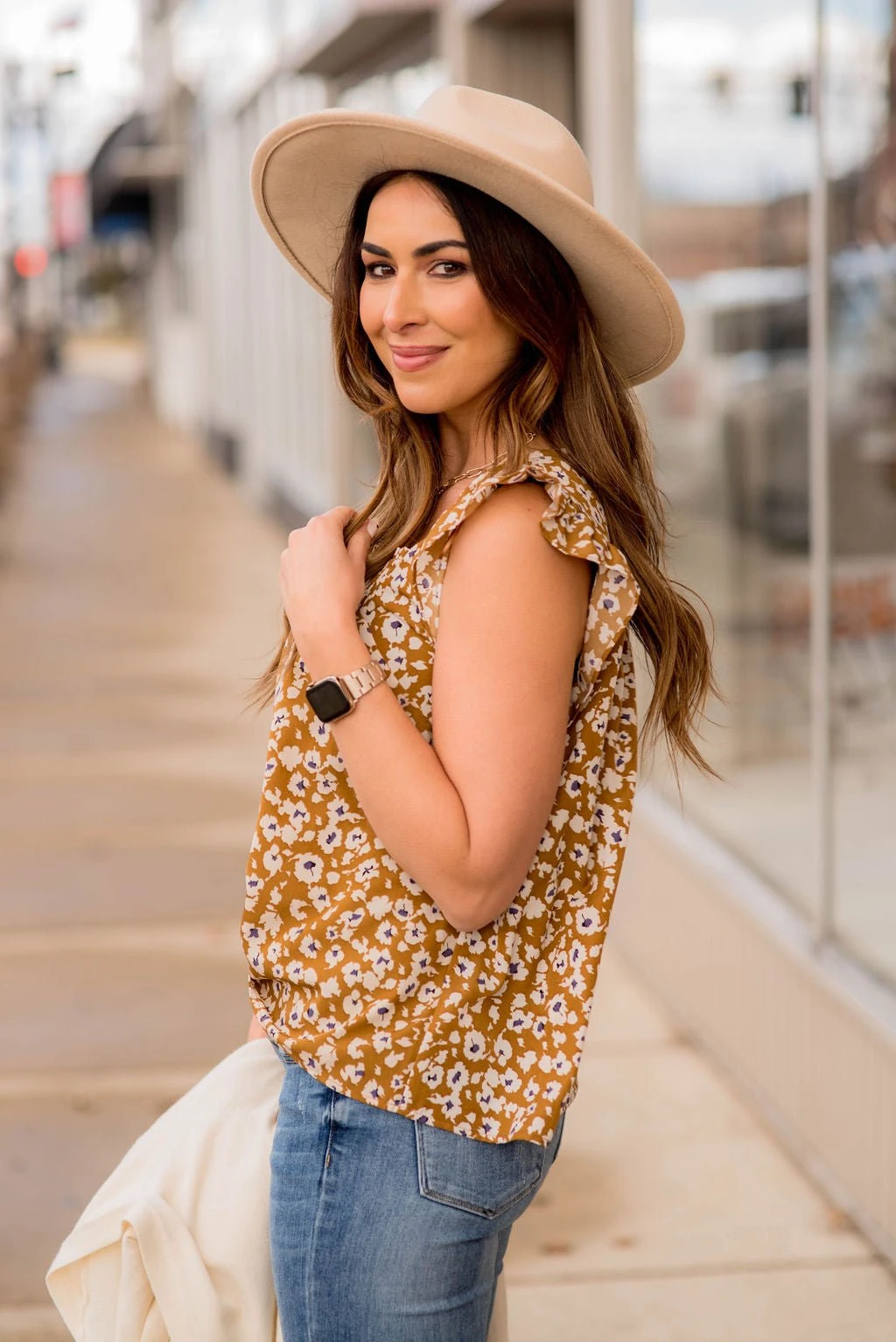 Scattered Blooms Ruche Accented Blouse 13 Scattered Blooms Ruche Accented Blouse - Image 13