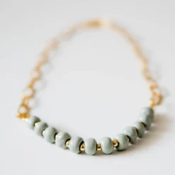 Bel Koz Gold Single Strand Clay Necklace -Women's Clothing Store BB 5583 48710d90 9ab6 47a4 913e 72b80a194d59 482637