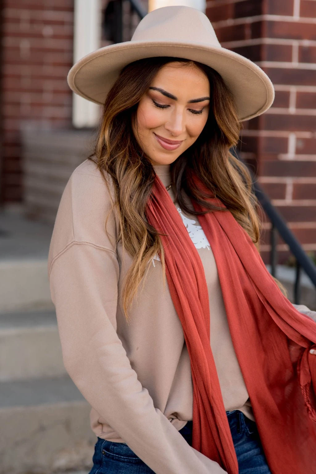 Basic Fringe Scarf 2 Basic Fringe Scarf - Image 2