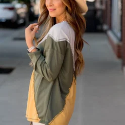 Raw Edge Stitch Tee -Women's Clothing Store BB 5606 01076bfd 487e 4617 aa4e b3d2a2cd4ccc 519545