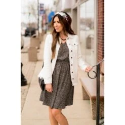 Mini Dot Ruffle Sleeve Dress -Women's Clothing Store BB 5613 4522244e 32c7 4264 adbc d7b015a63731