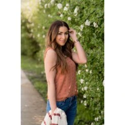 Textured Dot Tank -Women's Clothing Store BB 5631 a446048a 74a3 4068 9dd3 a119b7380743