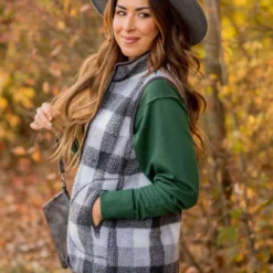 Buffalo Plaid Sherpa Vest 36 Buffalo Plaid Sherpa Vest -Women's Clothing Store BB 5636 f38a8231 96c3 4a93 9035 434eb733ea4d 651496