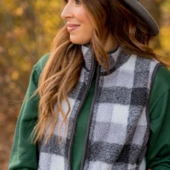 Buffalo Plaid Sherpa Vest 38 Buffalo Plaid Sherpa Vest -Women's Clothing Store BB 5640 2a6475c9 2ec9 4070 b90e 927af2f959fe 449126
