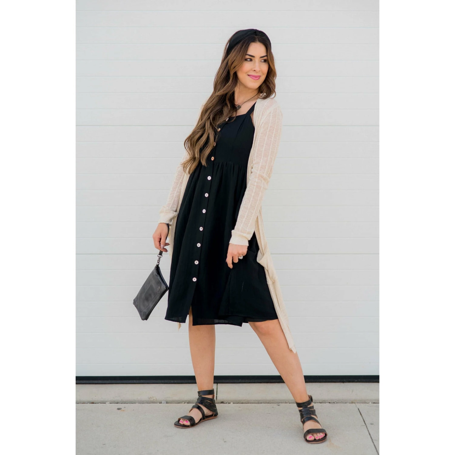 Button Down Pocket Tank Dress 2 Button Down Pocket Tank Dress - Image 2