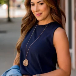 Betsey's Cinched Neck Tank -Women's Clothing Store BB 5664 57b2a177 697e 44a4 ba46 fb4d3403a294 468927