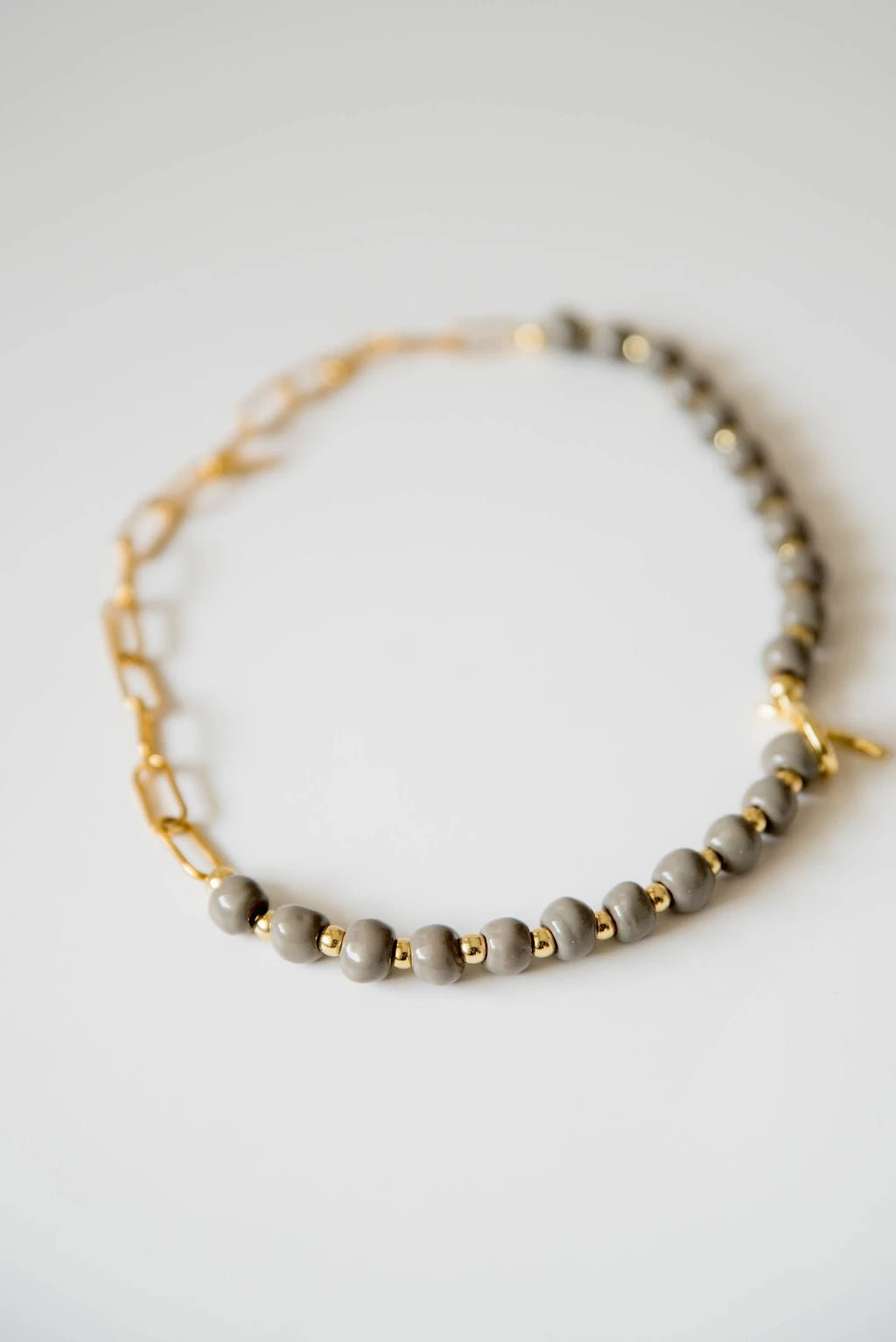 Bel Koz Simple Clay Bead Toggle Necklace 9 Bel Koz Simple Clay Bead Toggle Necklace - Image 9