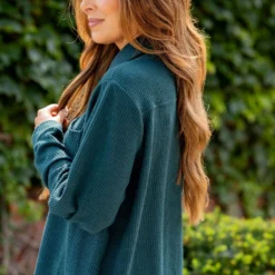 Braided Single Pocket Shacket -Women's Clothing Store BB 5666 d19dd403 98f8 41d5 8ebc 331b70e0ee6b 484856