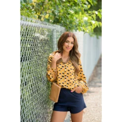 Mustard/Navy Dot Blouse 25 Mustard/Navy Dot Blouse -Women's Clothing Store BB 5670 5ef17d47 1ae4 4900 8b9f 6cead5b47004 686649