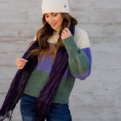 Basic Twisted Fringe Scarf -Women's Clothing Store BB 5719 164d015b 0ee9 49a9 b58d e4909c9cdfe1 173797