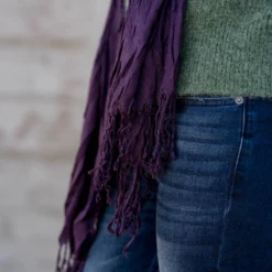 Basic Twisted Fringe Scarf -Women's Clothing Store BB 5725 85acd2de 38cb 41d0 ba3b 50e3469b3f44 795354