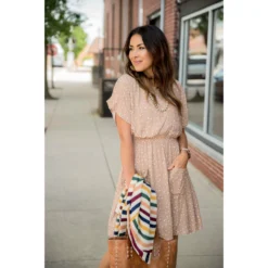 Cheetah Tee Dress -Women's Clothing Store BB 5727