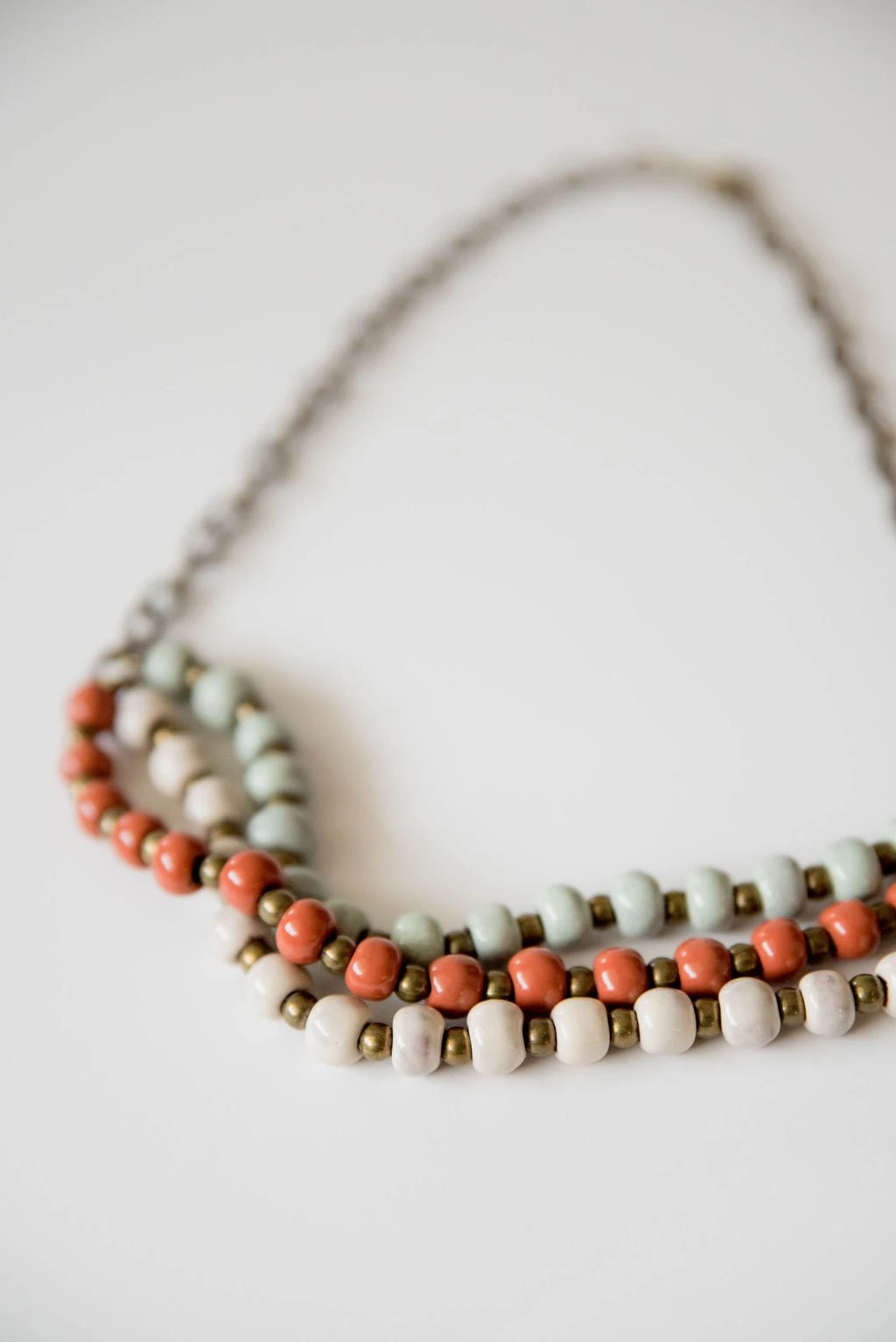 Bel Koz Mixed Triple Twist Clay Necklace 4 Bel Koz Mixed Triple Twist Clay Necklace - Image 4