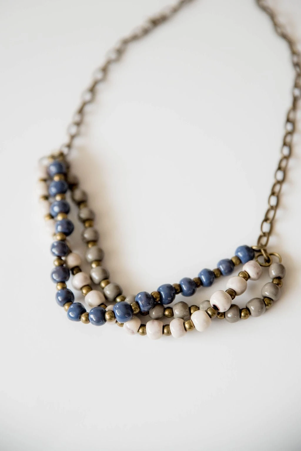 Bel Koz Mixed Triple Twist Clay Necklace 19 Bel Koz Mixed Triple Twist Clay Necklace - Image 19