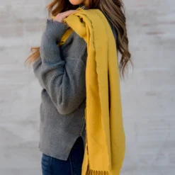 Basic Twisted Fringe Scarf -Women's Clothing Store BB 5756 33f718a8 3eae 48c5 9d0e 8ab0e538bd57 555653