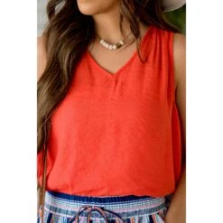 Ruched Tissue V-Neck Tank 38 Ruched Tissue V-Neck Tank -Women's Clothing Store BB 5760 f798b6c7 02bd 4804 b6c7 255d9a000ed6