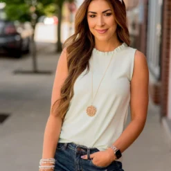 Betsey's Cinched Neck Tank -Women's Clothing Store BB 5779 01cd0377 2b9d 4e96 a011 d5b95c46a793 735007