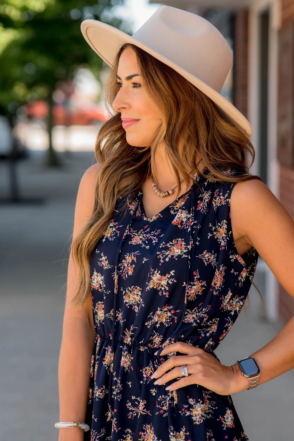 Mini Bouquets Tiered Tank Dress 5 Mini Bouquets Tiered Tank Dress - Image 5