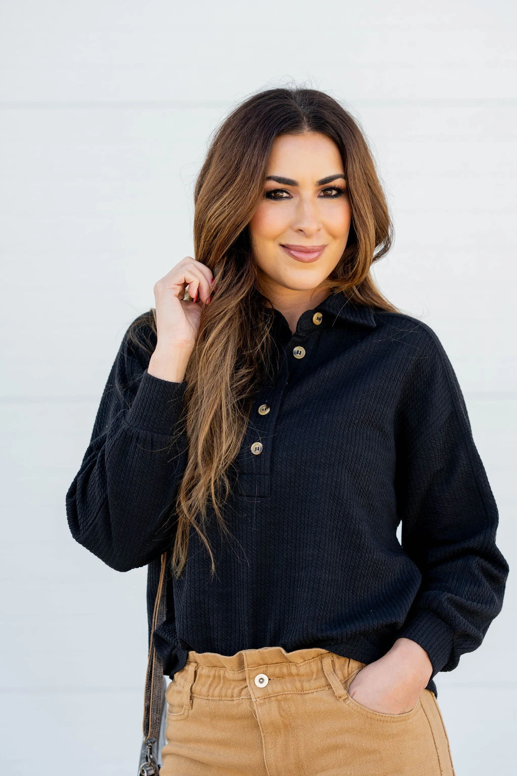 Braided Button Accented Pullover 10 Braided Button Accented Pullover - Image 10