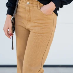 Frayed Bottom Paper Bag Denim Jeans -Women's Clothing Store BB 5870 75a86156 6a6e 43b4 8c96 5e73595a2431