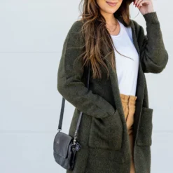 Heathered Ribbed Trim Tunic Cardigan 22 Heathered Ribbed Trim Tunic Cardigan -Women's Clothing Store BB 5882 17a72aac a2c3 447a a3cf 8786533ae55f