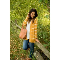 Striped Fuzzy Cardigan -Women's Clothing Store BB 5891 2618791c f2f8 41a8 a513 6a678225457d 578037