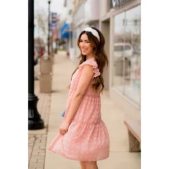 Tiered Textured Dot Dress 38 Tiered Textured Dot Dress -Women's Clothing Store BB 5899 03129a21 d7ff 4fef 8281 be983e572528