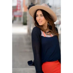 Striped Top Tank -Women's Clothing Store BB 5943