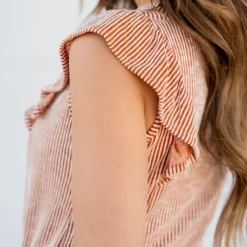 Vertical Ribbed Flutter Tee -Women's Clothing Store BB 5951 8ad59bbd 7521 4ba5 96e3 ec4e584d2946