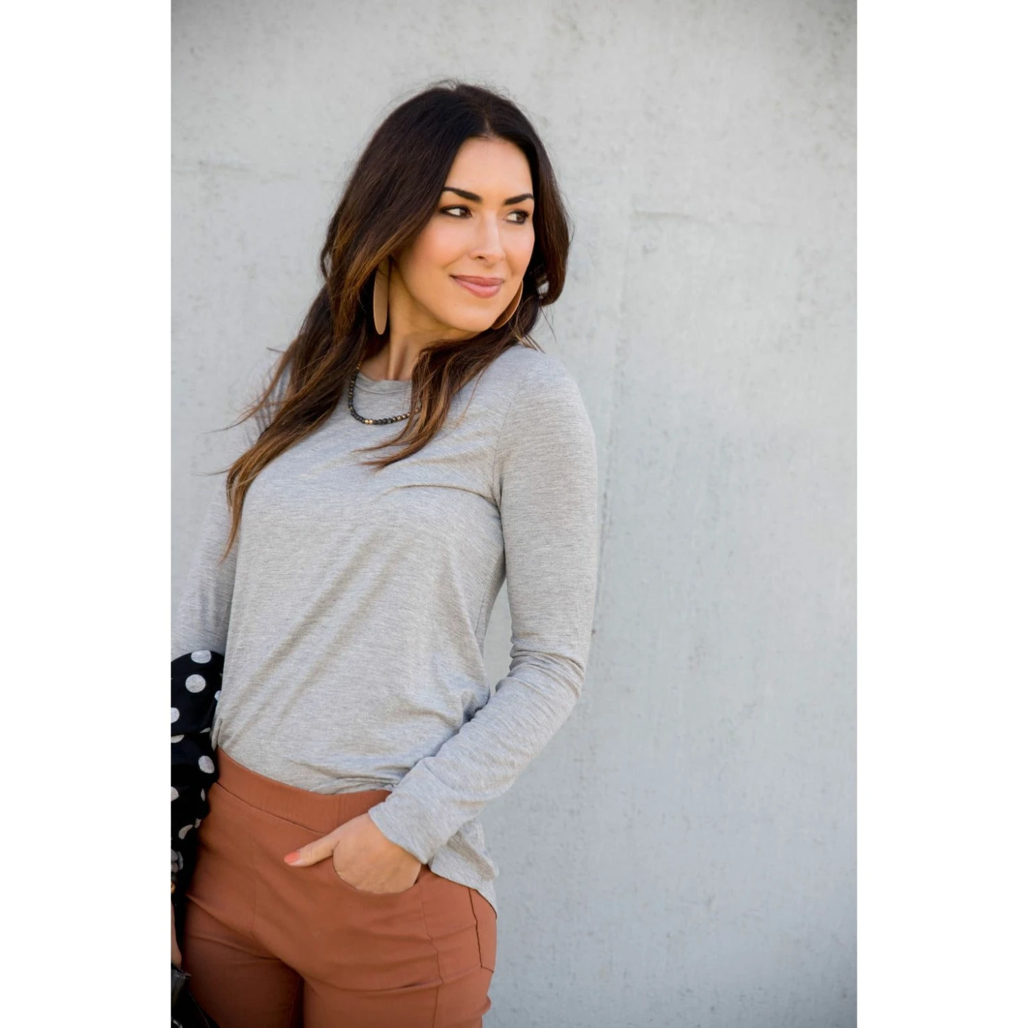 Betsey's Long Sleeve Basic Tee 19 Betsey's Long Sleeve Basic Tee - Image 19