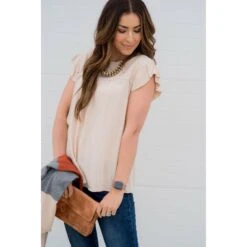 Bib Flutter Sleeve Blouse 12 Bib Flutter Sleeve Blouse -Women's Clothing Store BB 5990 7efc6982 bdf0 43b7 9653 7b4f2b40e4ca