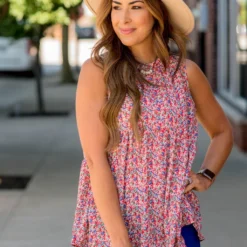 Mini Blooms Peplum Tank 23 Mini Blooms Peplum Tank -Women's Clothing Store BB 6014 2c105173 404d 4d81 8f44 099fe77426a8 337564