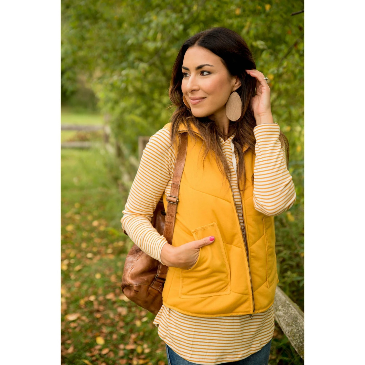 Striped Basic Hoodie 6 Striped Basic Hoodie - Image 6