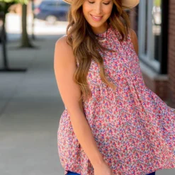 Mini Blooms Peplum Tank 28 Mini Blooms Peplum Tank -Women's Clothing Store BB 6017 99cf9646 15dc 438e 93b5 dd3edef09c52 768663