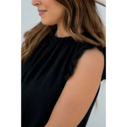 Classic Ruffle Sleeve Tank -Women's Clothing Store BB 6032 907e5b58 1b07 4de1 b276 d3e64af1d233