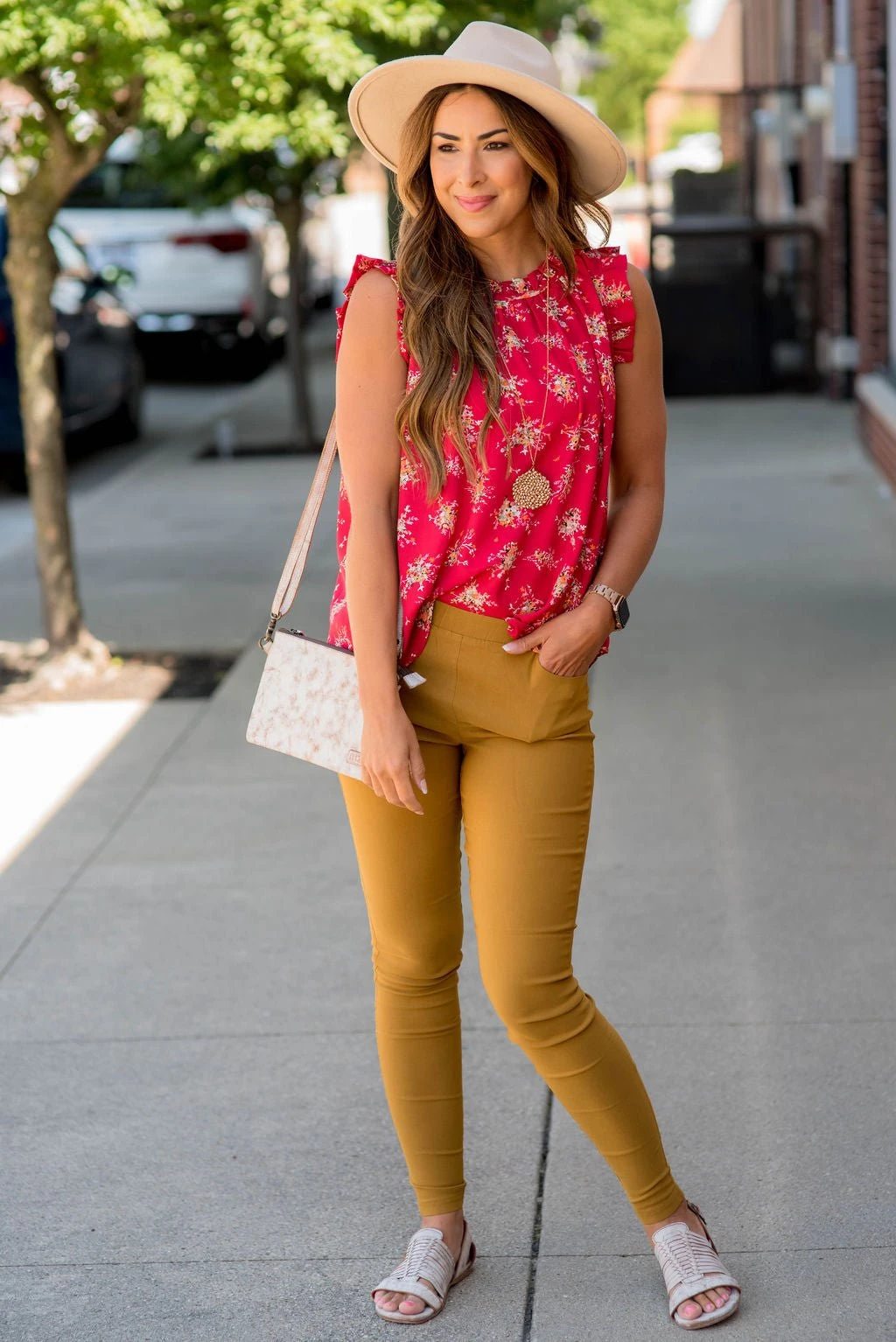 Mini Bouquets Ruffle Trim Tank 9 Mini Bouquets Ruffle Trim Tank - Image 9