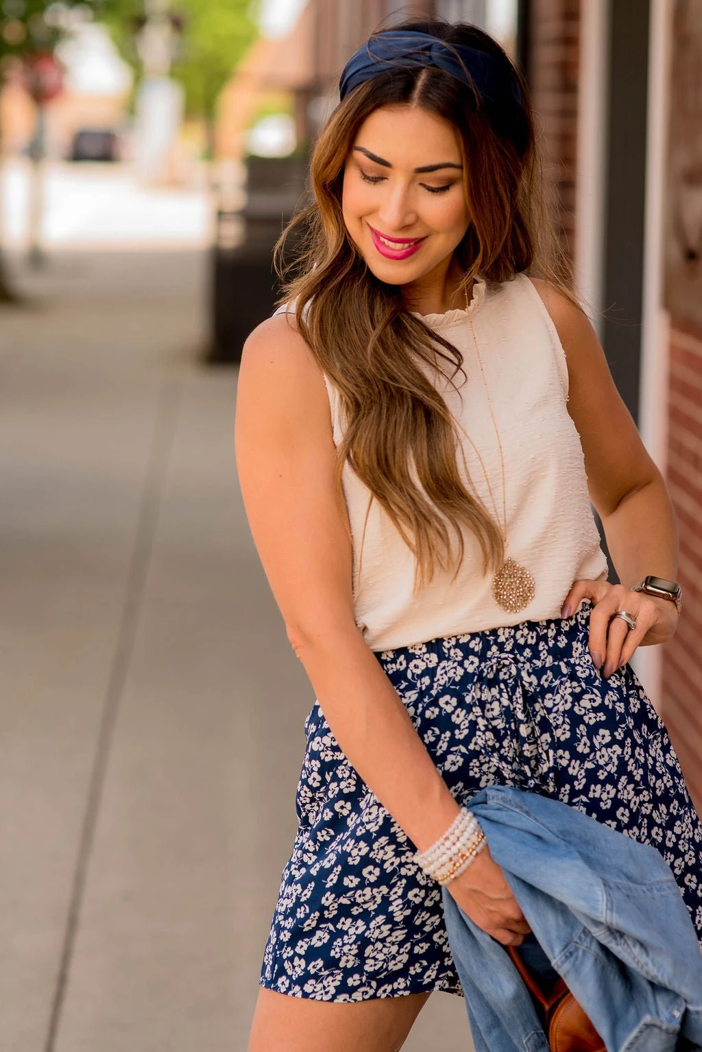 Swiss Dot Cinched Neck Tank 3 Swiss Dot Cinched Neck Tank - Image 3