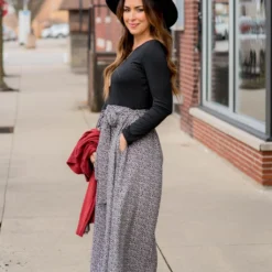 Speckled Bottom Long Sleeve Maxi -Women's Clothing Store BB 6111 f759e4f4 b2e2 4238 a234 275c63b804c0 158120