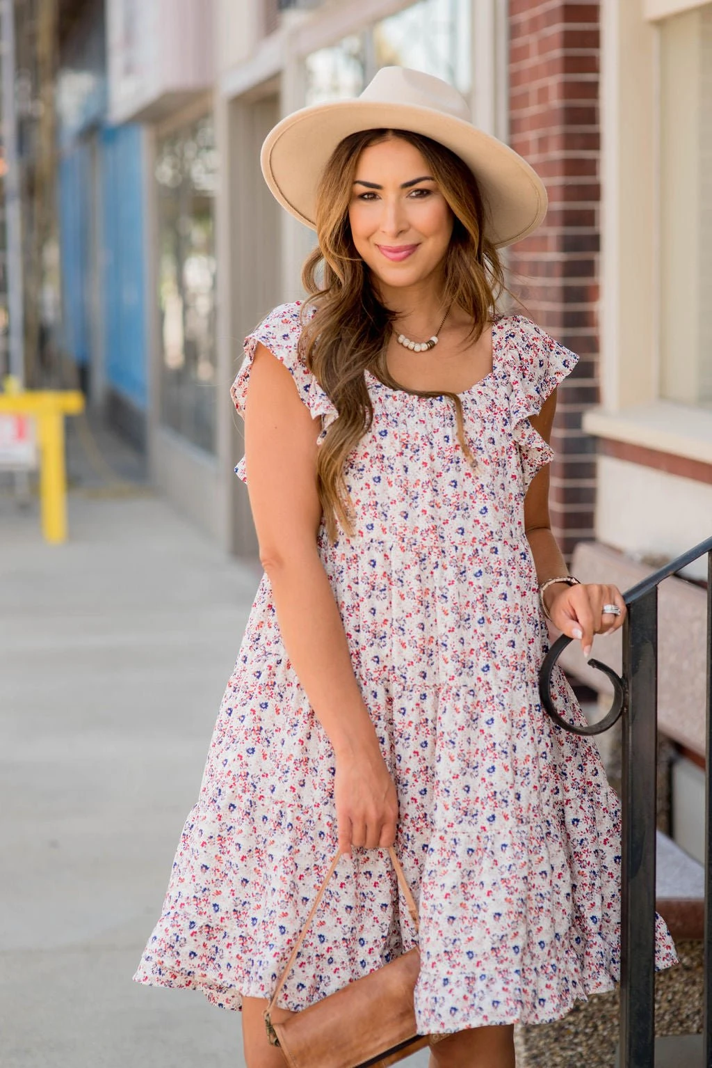 Mini Blooms Ruffle Tiered Dress 4 Mini Blooms Ruffle Tiered Dress - Image 4