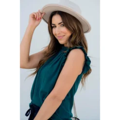 Classic Ruffle Sleeve Tank -Women's Clothing Store BB 6130 5fda8977 5623 4f51 9974 65ff342b168d