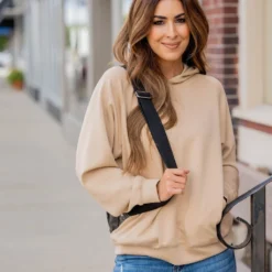 Side Pocket Hooded Sweatshirt