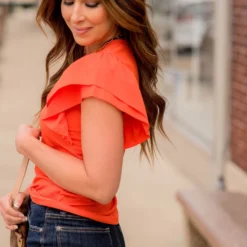 Dual Butterfly Sleeve Ribbed Tee -Women's Clothing Store BB 6143 2f4d49ce a807 4560 8ca9 0fda116858cb 685190