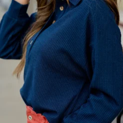 Braided Button Accented Pullover 32 Braided Button Accented Pullover -Women's Clothing Store BB 6145 c3a7b556 dcec 43d4 a4da a0359a40557f