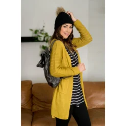Side Slit Tissue Cardigan -Women's Clothing Store BB 6146 c750419b b020 4d5f aa97 206d4bcb7880